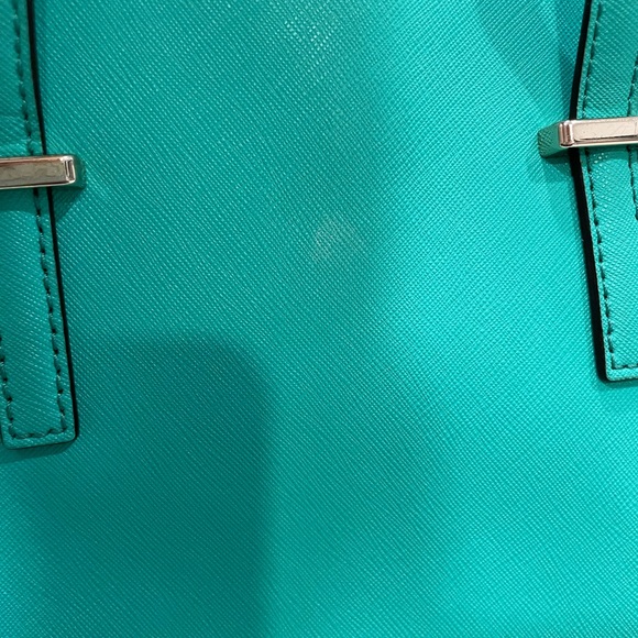 Kate Spade Teal Pocketbook - Picture 5 of 9